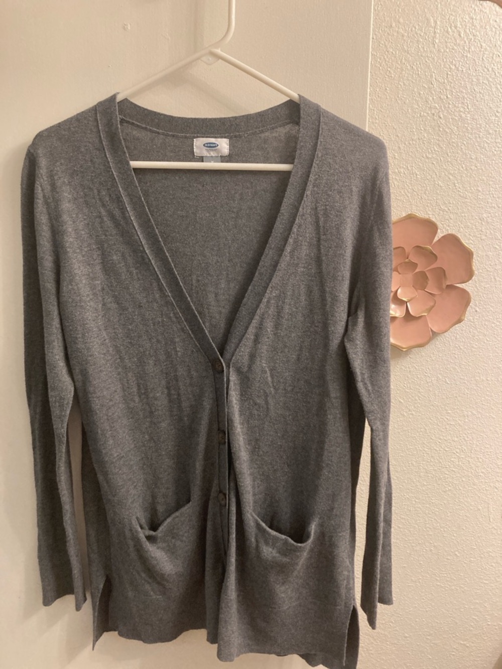 Old Navy Heather Gray Crewneck Sweater